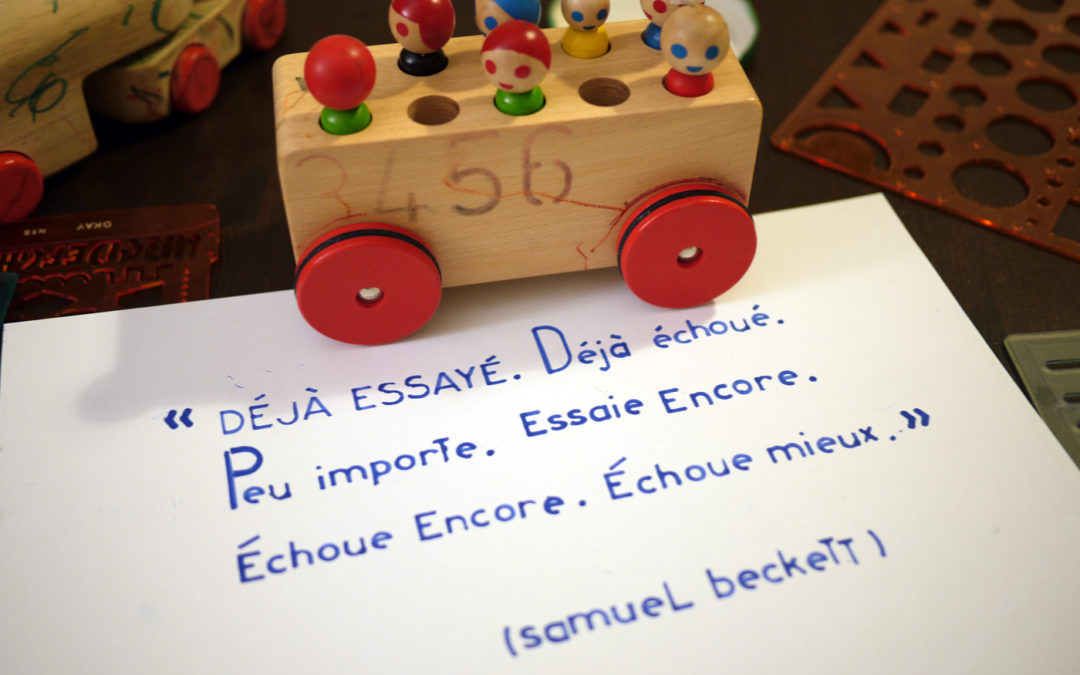 Raté, presque, réussi (et Samuel Beckett).